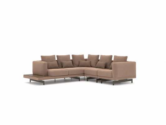 Upholstered furniture corner sofa L-shape sofa couch upholstery textile luxury furnishing