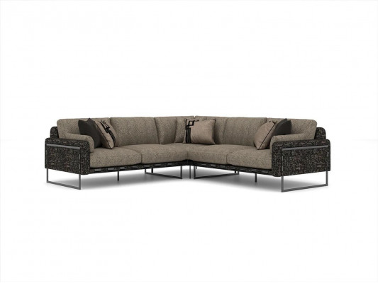 Luxury Design Corner Sofa L-Shape Couch Living Room Corner Furniture Set