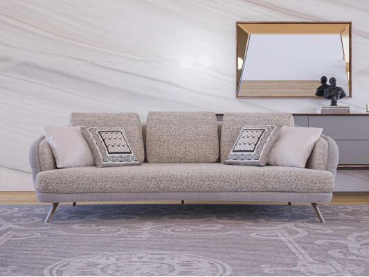 Luxury designer three-seater sofa Chesterfield upholstery furniture new decor
