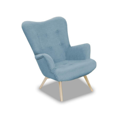 Relax textile stool, wingback armchair, club sofa, furniture armchair, designer chair, upholstery