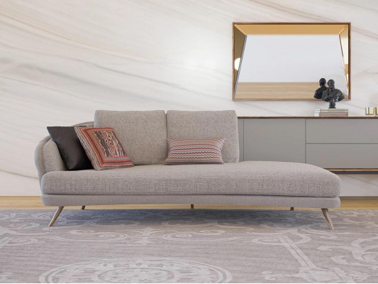 Gray Chesterfield Sofa Living Room Three-Seater Couch Designer Upholstered Furniture