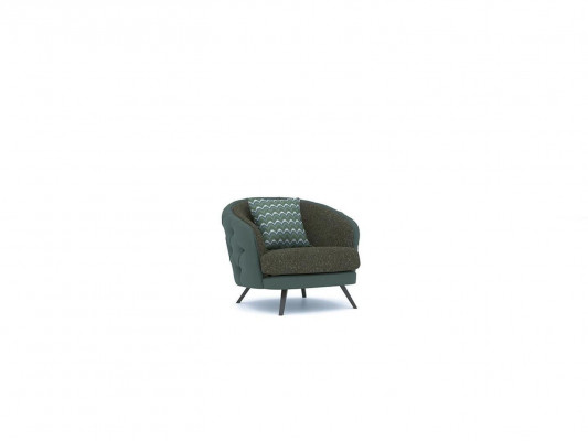 Luxury living room armchair upholstery furniture Chesterfield modern seat