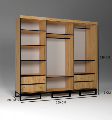 Multipurpose wardrobe bedroom shelves loft shelf cabinets wardrobe wood