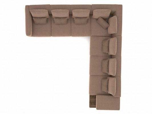 Upholstered Sofa L-Shape Living Room Luxury Corner Suite New Textile Furniture