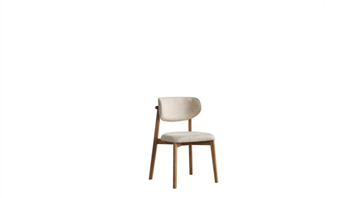 Chic comfortable dining chair in beige made from quality wood Exclusive