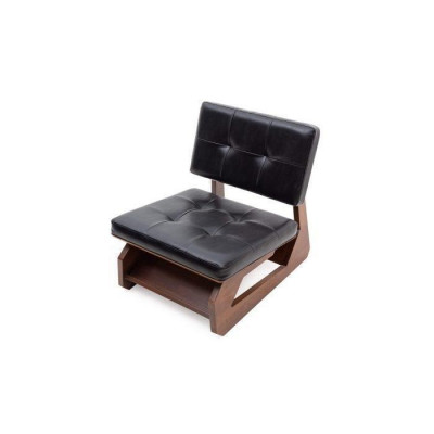 Modern wooden design armchair living room furniture black color luxury style