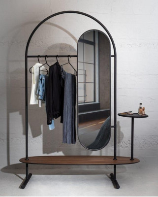 Luxurious mirror with shelf Modern stylish furniture for hallway novelty