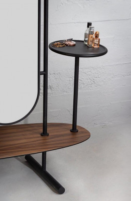 Luxurious mirror with shelf Modern stylish furniture for hallway novelty