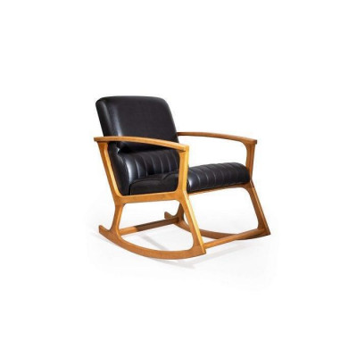 Modern rocking chairs black color perfect furniture for living room new