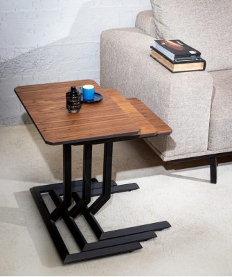 Modern side tables in a set of three for stylish living spaces
