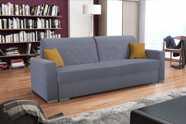 Sofa 3-seater fabric sofas couch gray luxury upholstery modern three-seater furniture new