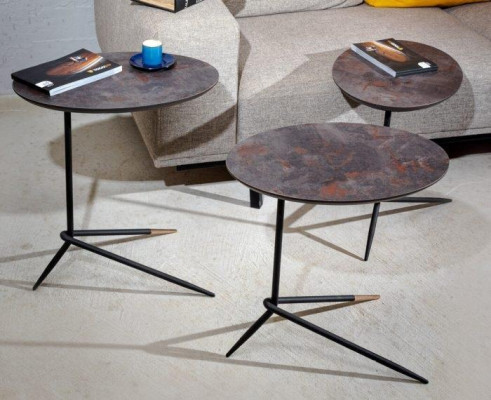 Set of 3 side tables in modern design - Accents for your home
