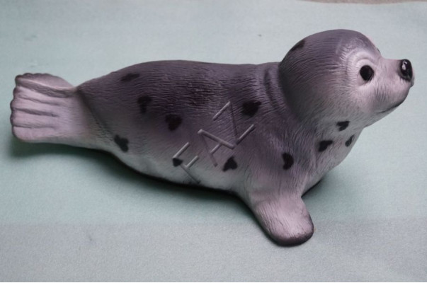 Seal Figure Garden Statue Sculpture Figures Sculptures Decoration Lake Sea Animal