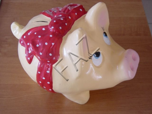 Design Piggy Bank Figure Garden Statue Sculpture Figures Sculptures Deco c106 new