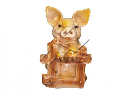 Design Pig Figure Garden Statue Sculpture Figurines Sculptures Decoration C33