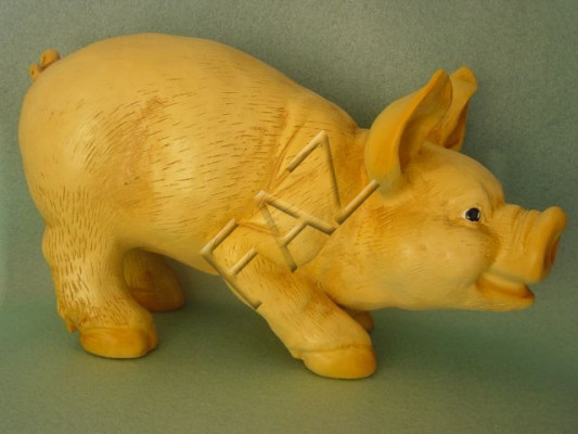 Design Pig Figure Garden Statue Sculpture Figures Sculptures Decoration New
