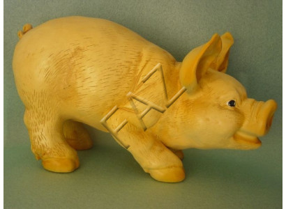 Design Pig Figure Garden Statue Sculpture Figures Sculptures Decoration New