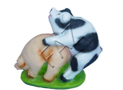 Design Pig Figurine Garden Statue Sculpture Figures Sculptures Decoration c48