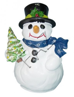 Design snowman figure sculpture figures stone figure concrete decoration decor new