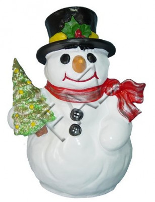 Design snowman figure sculpture figures stone figure concrete decoration decor new