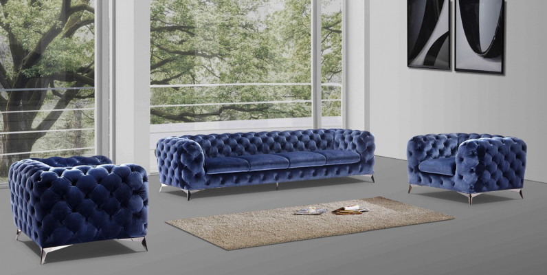 Sofa Chesterfield Couch Upholstery XXL Large Set Textile 3+3 Designer Couches