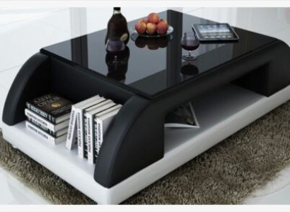 Modern couch upholstery leather table living room side glass tables