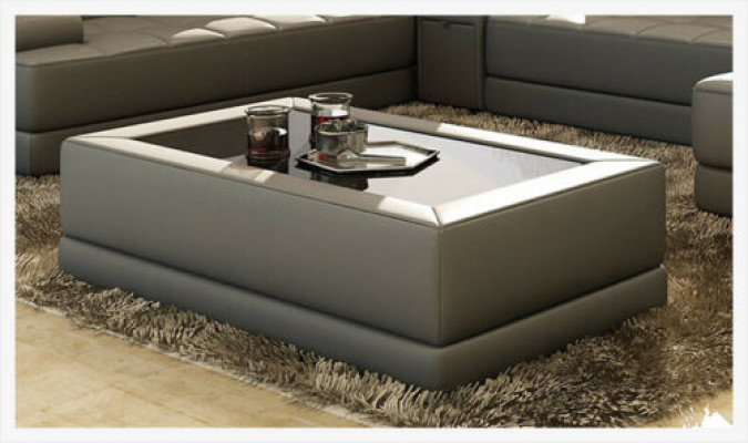 Coffee table glass design coffee table living room leather couch decor side table