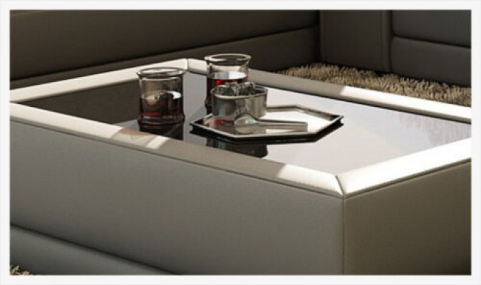 Coffee table glass design coffee table living room leather couch decor side table