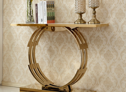 Designer luxury modern console table console table stainless steel metal