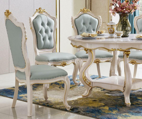 Round dining table round living room table table design solid wood dining room 135cm