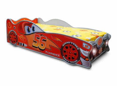 Racing car children's furniture bed bedroom wood beds mattress
