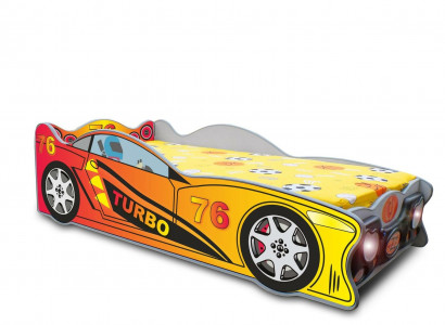 Children's bed race car sleeping room beds furniture upholstered beds