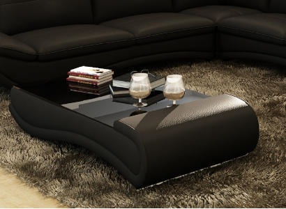 Coffee table design living room glass leather couch sofa table coffee side table