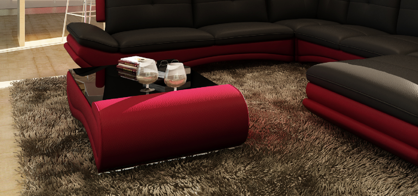 Coffee table design living room glass leather couch sofa table coffee side table
