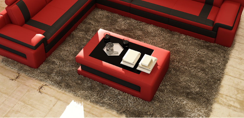 Design coffee table upholstery living room side tables modern sofa