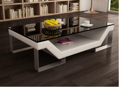 Coffee table glass design table living room leather couch side sofa coffee