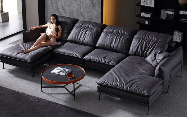 Sofa landscape sofa, sofa landscape design, modern corner sofa, U-shape