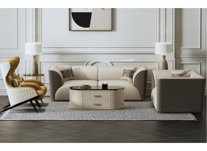 Set 3+2 Seater Coffee Table Side Table Living Room Sofa Couch 3-piece