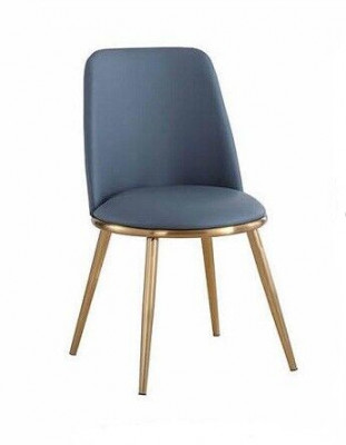 Dining table chairs luxury fabric stainless steel design chair armchair upholstery new
