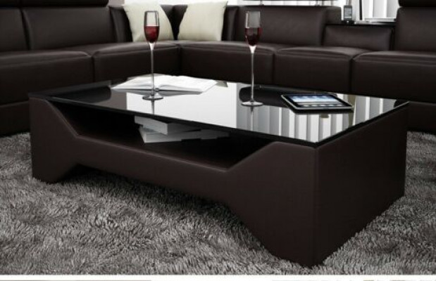 Classic luxury designer coffee table decor sofa living room table leather