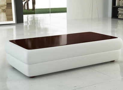 Classic designer coffee table living room furniture leather side table