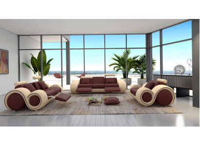 Design living room upholstery set sofa suite leather couch seating sets