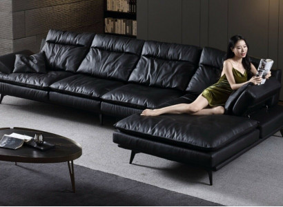 Sectional sofa upholstery sofas living room sofa L-shape furniture leather