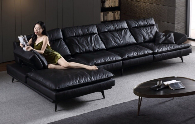 Sectional sofa upholstery sofas living room sofa L-shape furniture leather