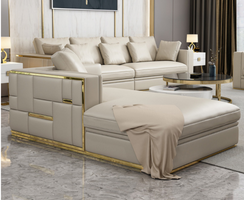 Design luxury sofa set leather sofa upholstered couch design furniture set