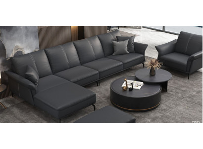 Sofa corner sofa L-shaped armchair coffee table stool corner sofa 3-piece modern
