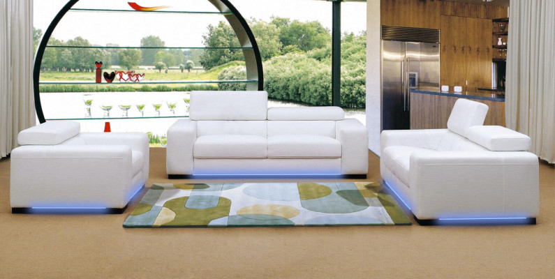 Modern multifunctional couch sofa upholstery suite 3+2+1 seat leather set