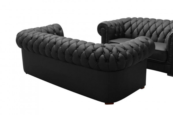 Chesterfield sofa set classic living room couch sofa set upholstery ensemble