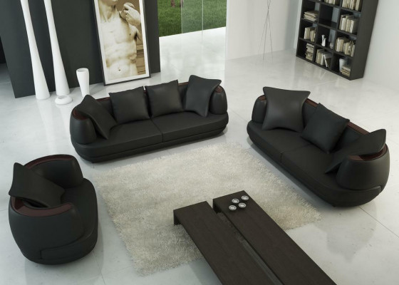 Luxury Design Sofa Set Classic Leather Couch Upholstery Seating Set Sofa