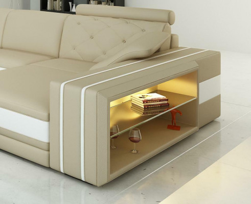 XXL large living room sofa corner sofa corner couch seating suite leather sofas